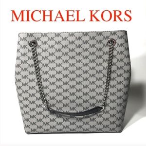 Michael Kors Tote Bag Shoulder Purse Monogram NEW